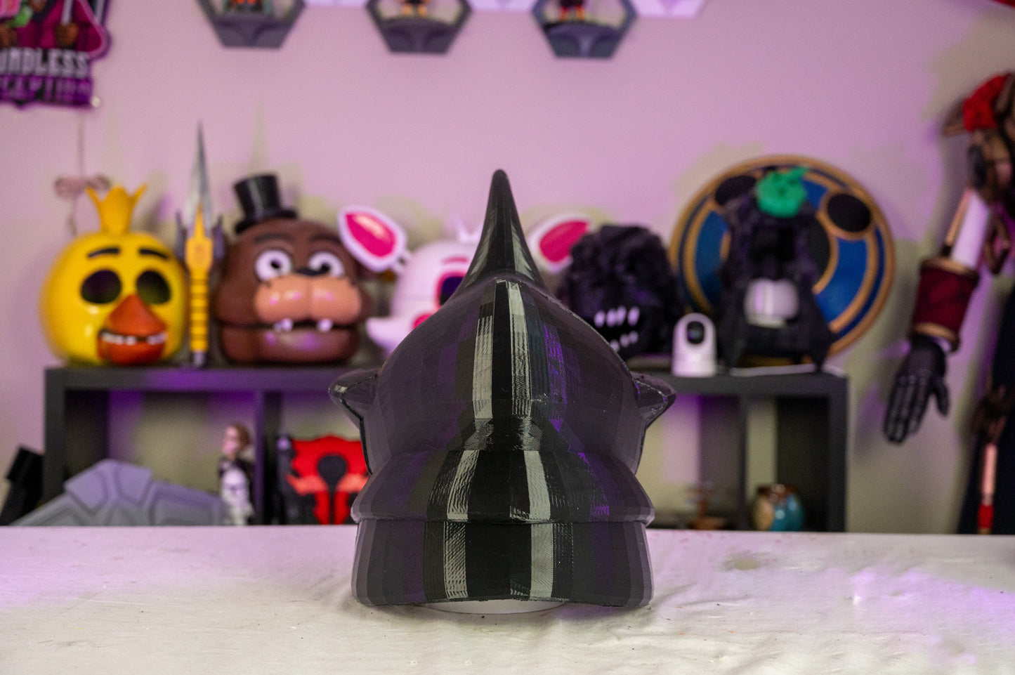 3D-Printed Shangri-La Frontier Beetle Cosplay Helmet – Epic Gamer Armor!