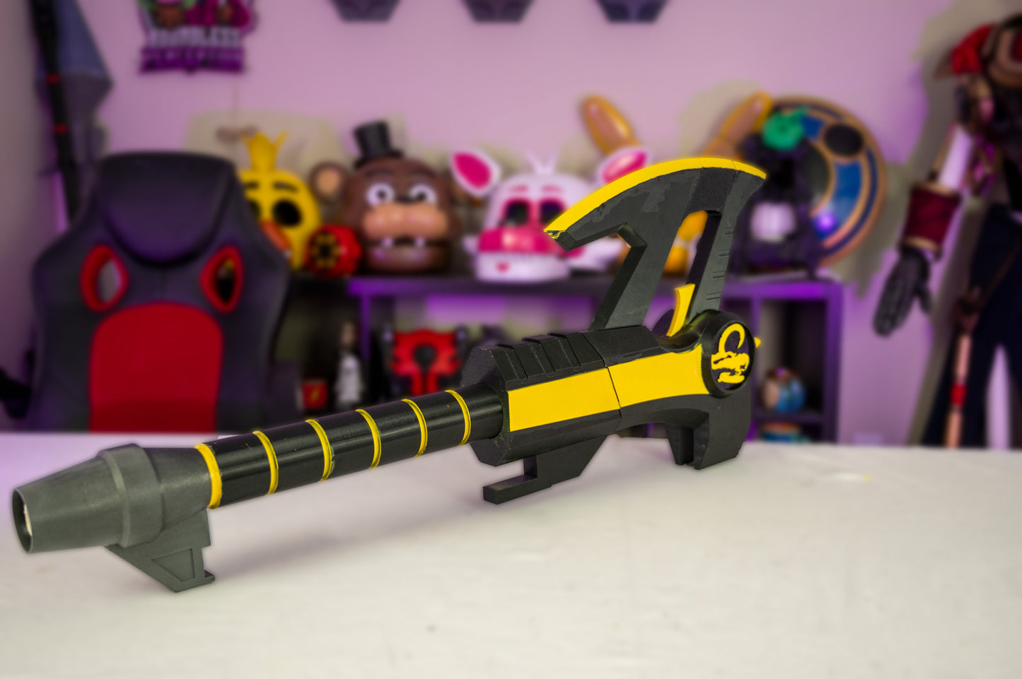 Mighty Morphin Power Axe Black Ranger 3D-Printed Cospalay Weapon Prop