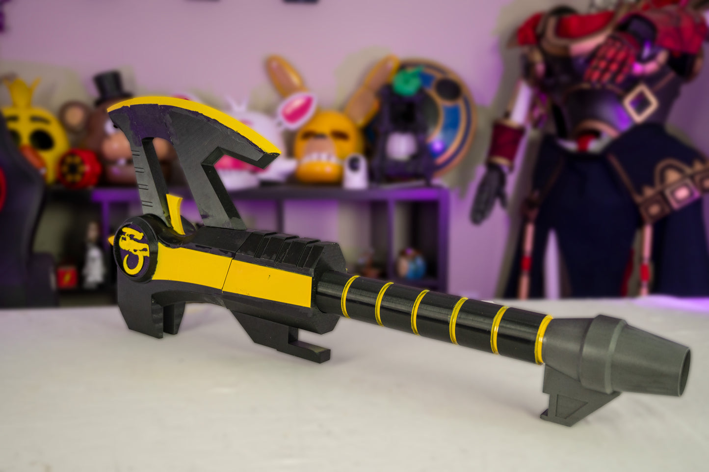 Mighty Morphin Power Axe Black Ranger 3D-Printed Cospalay Weapon Prop