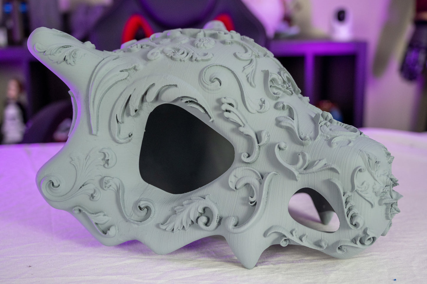 Cubone Helmet 3D Printed Cosplay Prop
