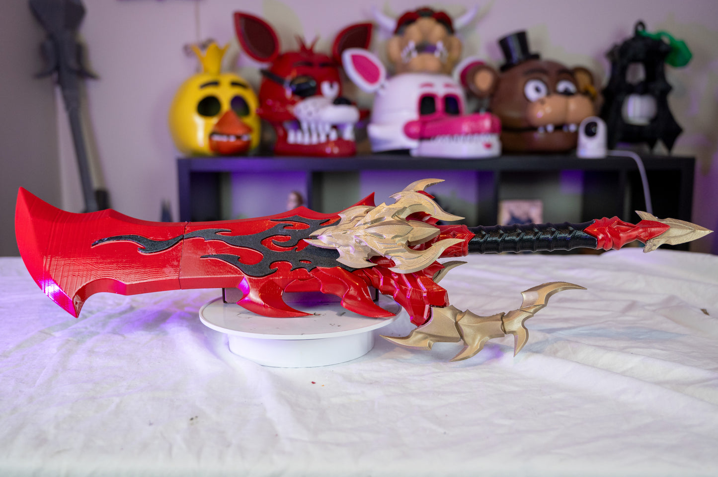 3D Printed Demon King Daggers ā Solo Leveling Anime Cosplay Weapons ā Dual Blade Prop Set ā Lightweight & Durable