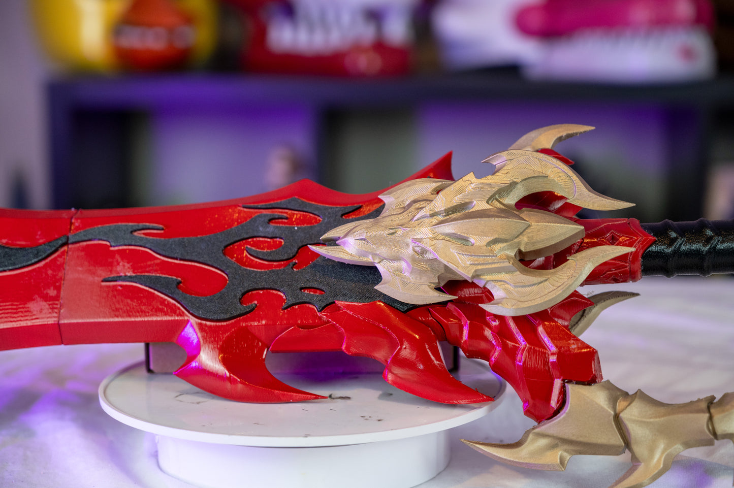 3D Printed Demon King Daggers ā Solo Leveling Anime Cosplay Weapons ā Dual Blade Prop Set ā Lightweight & Durable