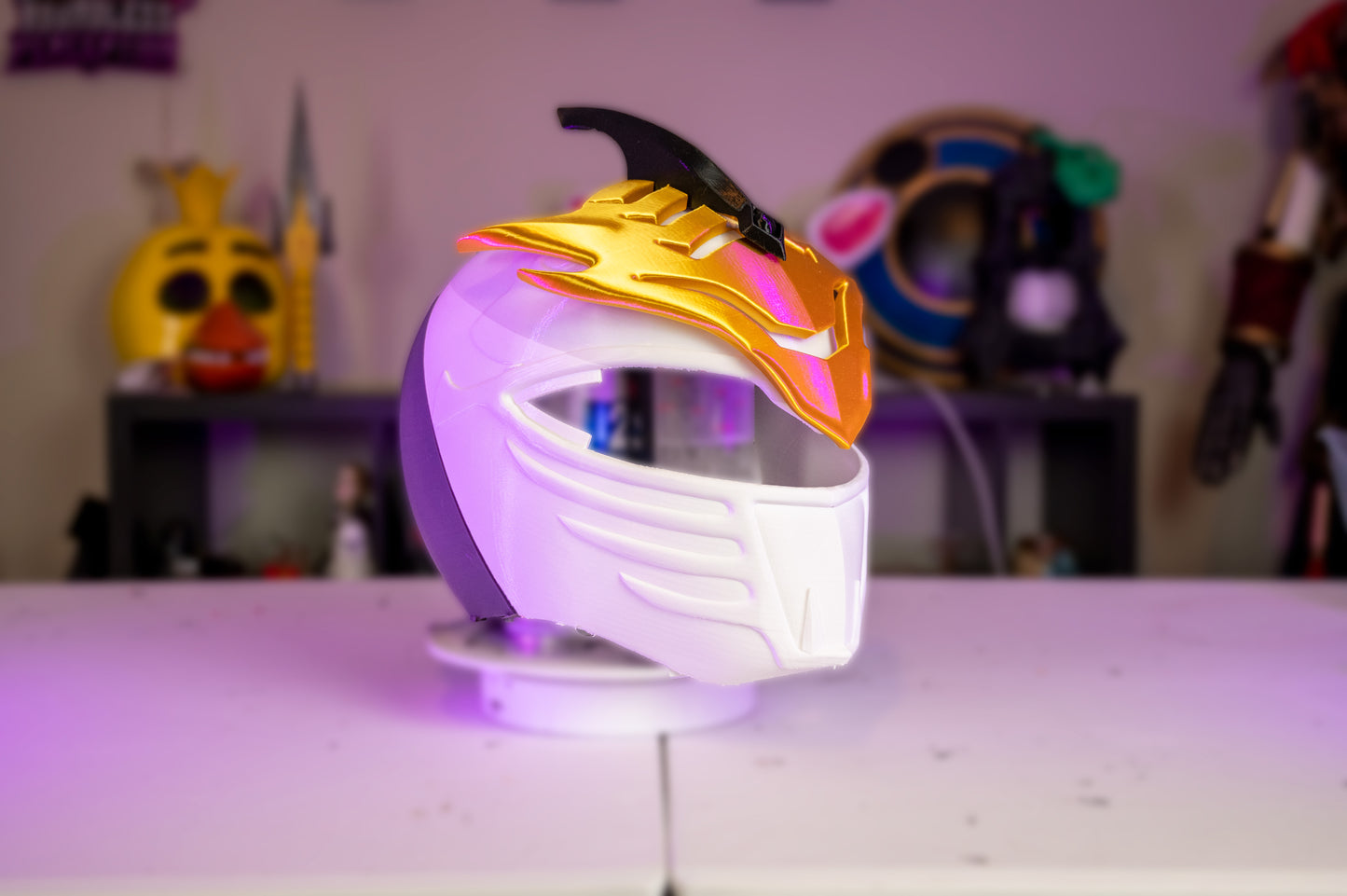 3D-Printed Lord Drakkon Power Rangers Helmet – Wearable Cosplay Prop