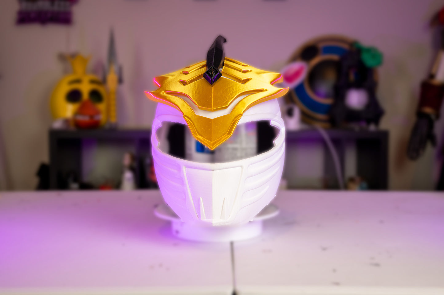 3D-Printed Lord Drakkon Power Rangers Helmet – Wearable Cosplay Prop