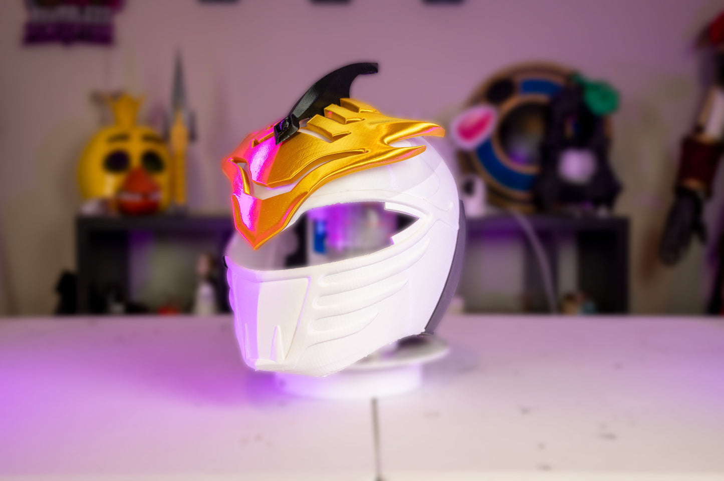 3D-Printed Lord Drakkon Power Rangers Helmet – Wearable Cosplay Prop