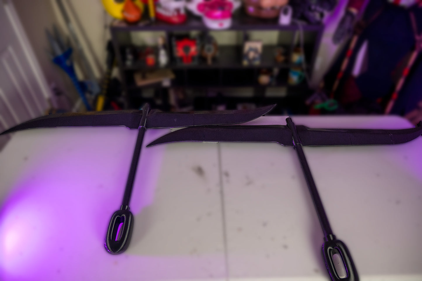 3D Printed Hisagi Bleach Cosplay Spinning Blades Prop