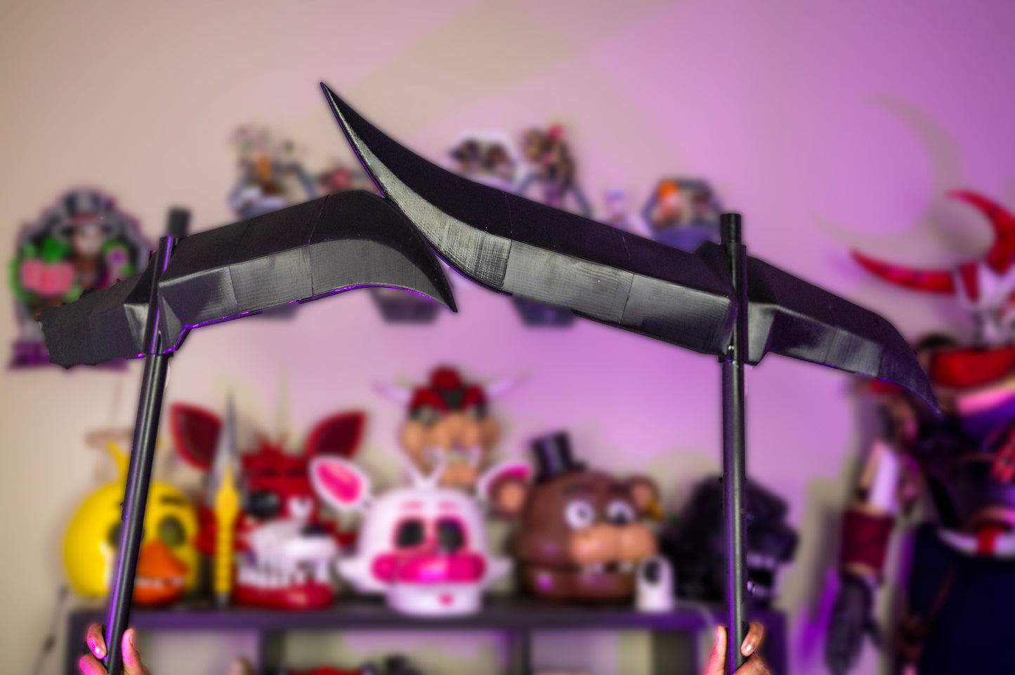 3D Printed Hisagi Bleach Cosplay Spinning Blades Prop