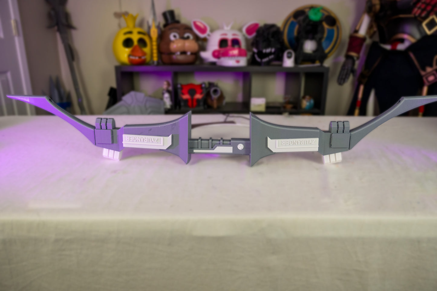 3D-Printed Pink Ranger Power Bow – Iconic Mighty Morphin Power Rangers Cosplay Prop