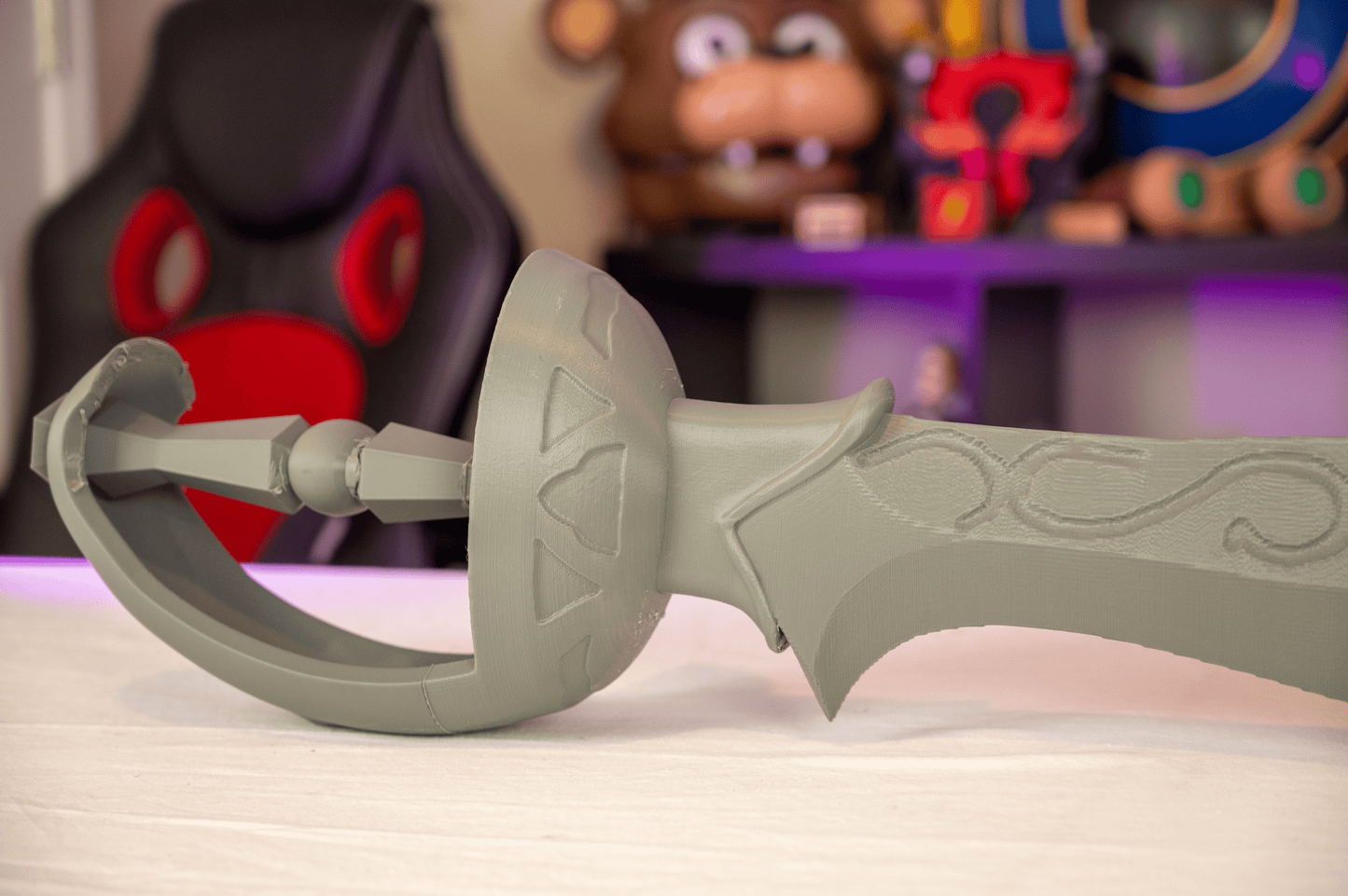 Scimitar of the Seven Urbosa 3D Printed Cosplay Sword From Zelda Tears of the Kingdom