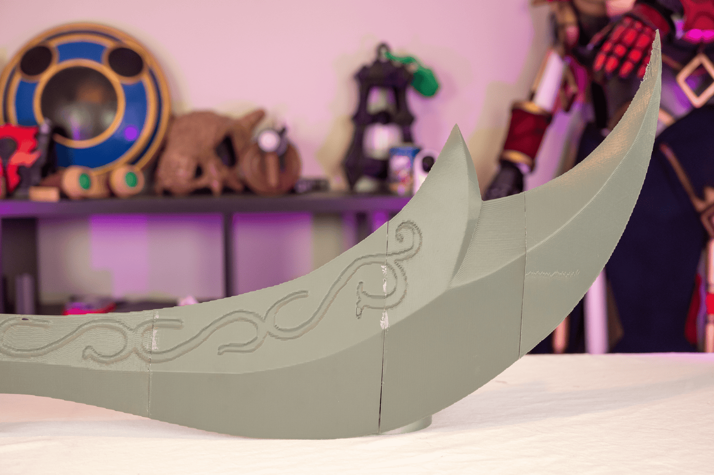 Scimitar of the Seven Urbosa 3D Printed Cosplay Sword From Zelda Tears of the Kingdom