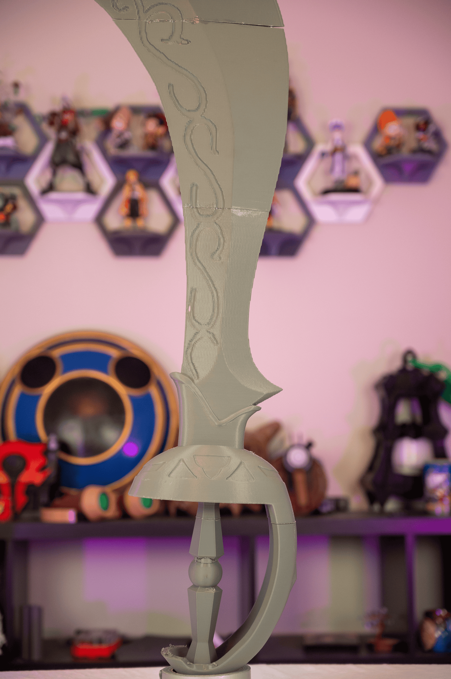 Scimitar of the Seven Urbosa 3D Printed Cosplay Sword From Zelda Tears of the Kingdom