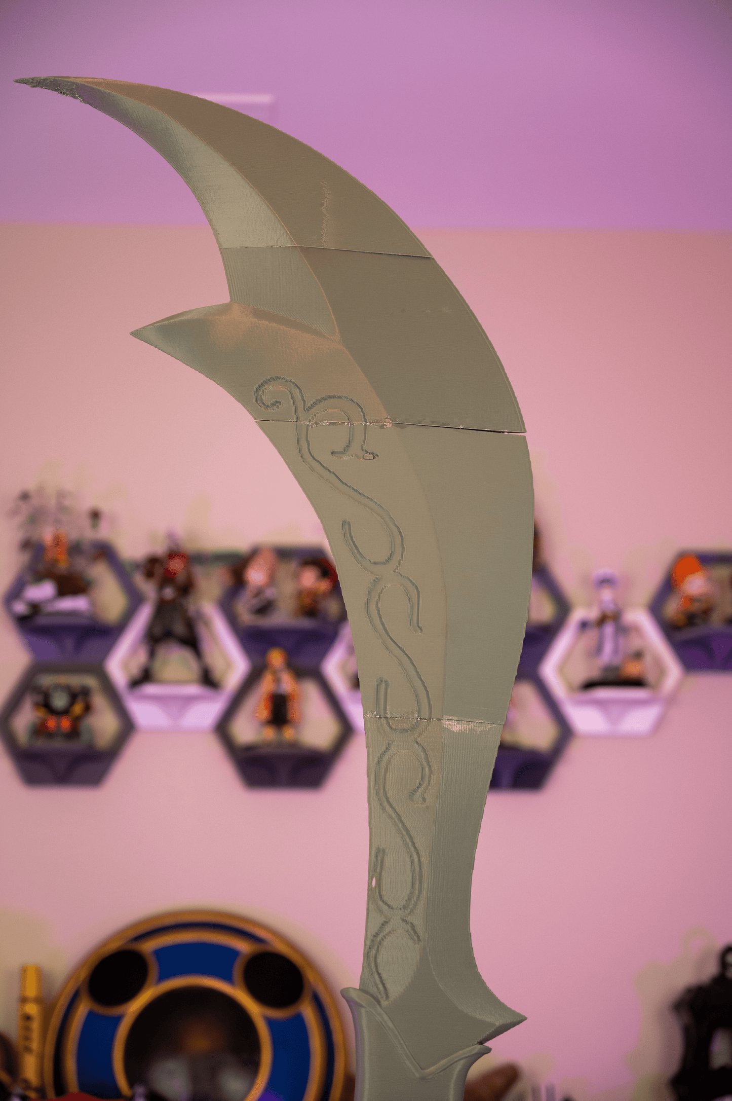 Scimitar of the Seven Urbosa 3D Printed Cosplay Sword From Zelda Tears of the Kingdom