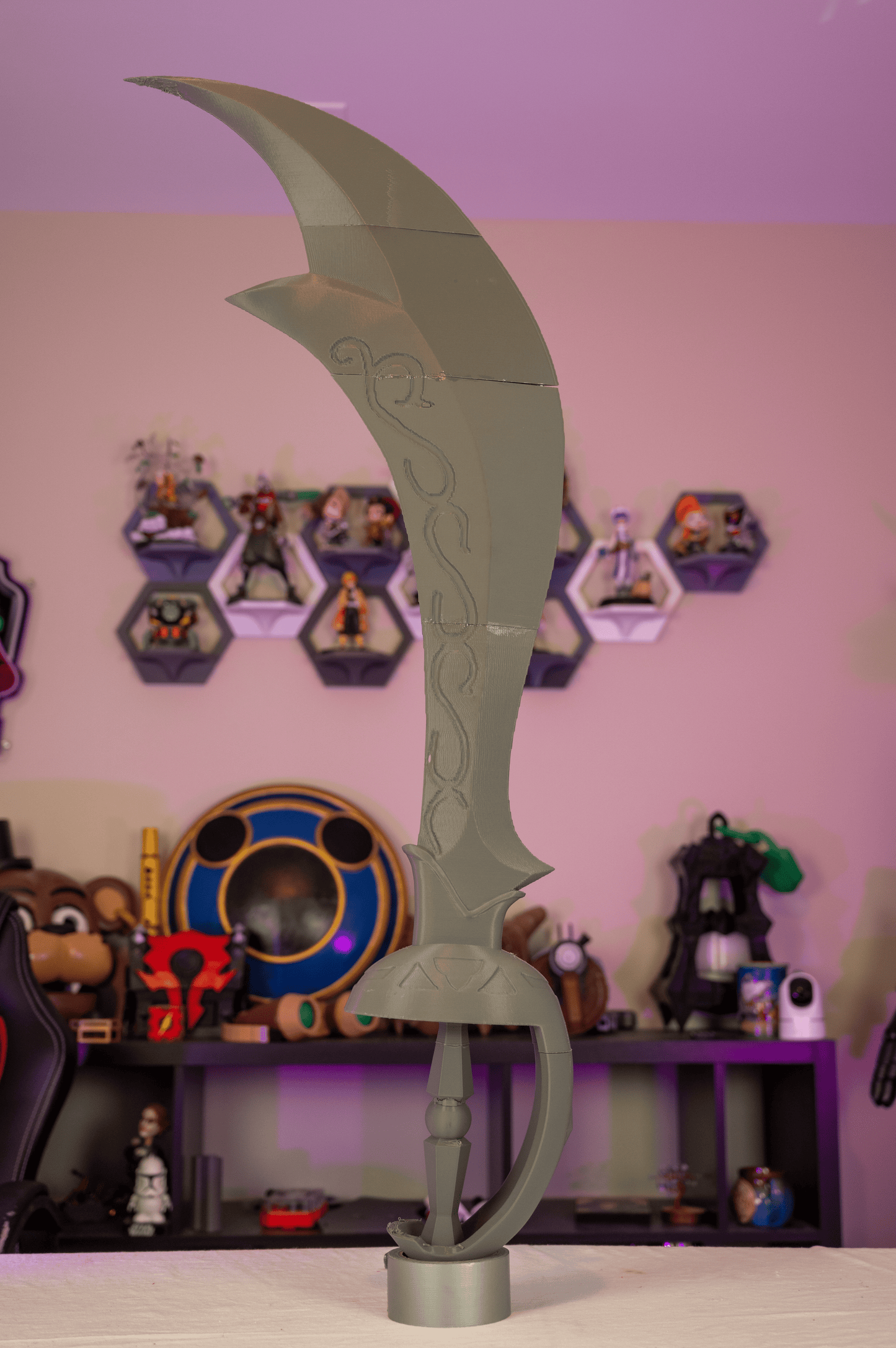 Scimitar of the Seven Urbosa 3D Printed Cosplay Sword From Zelda Tears of the Kingdom