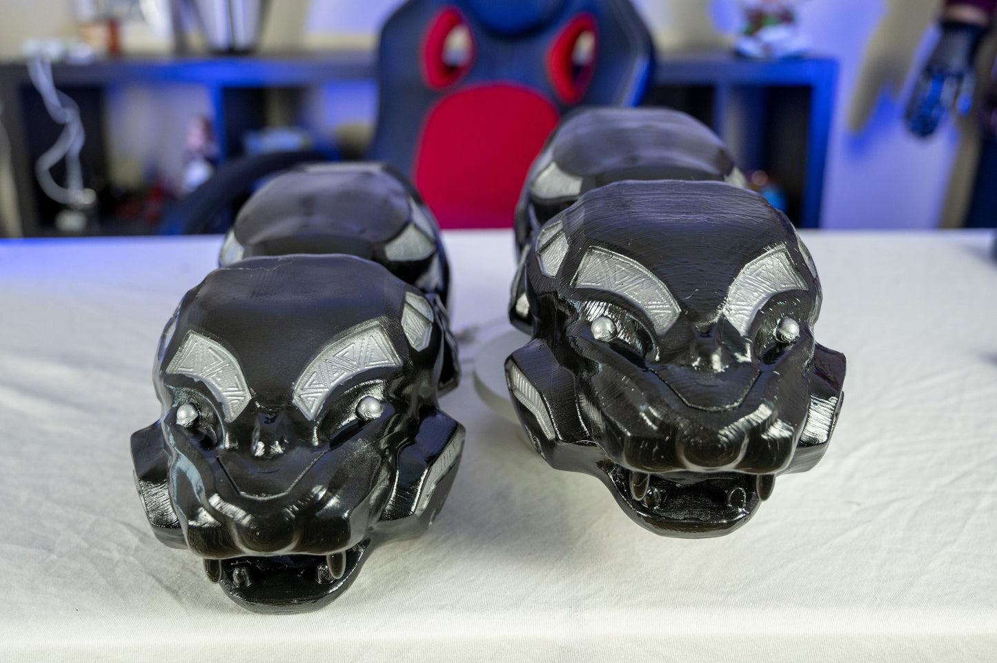 3D Printed Wakanda Shuri Vibranium Black Panther Blaster Gauntlets