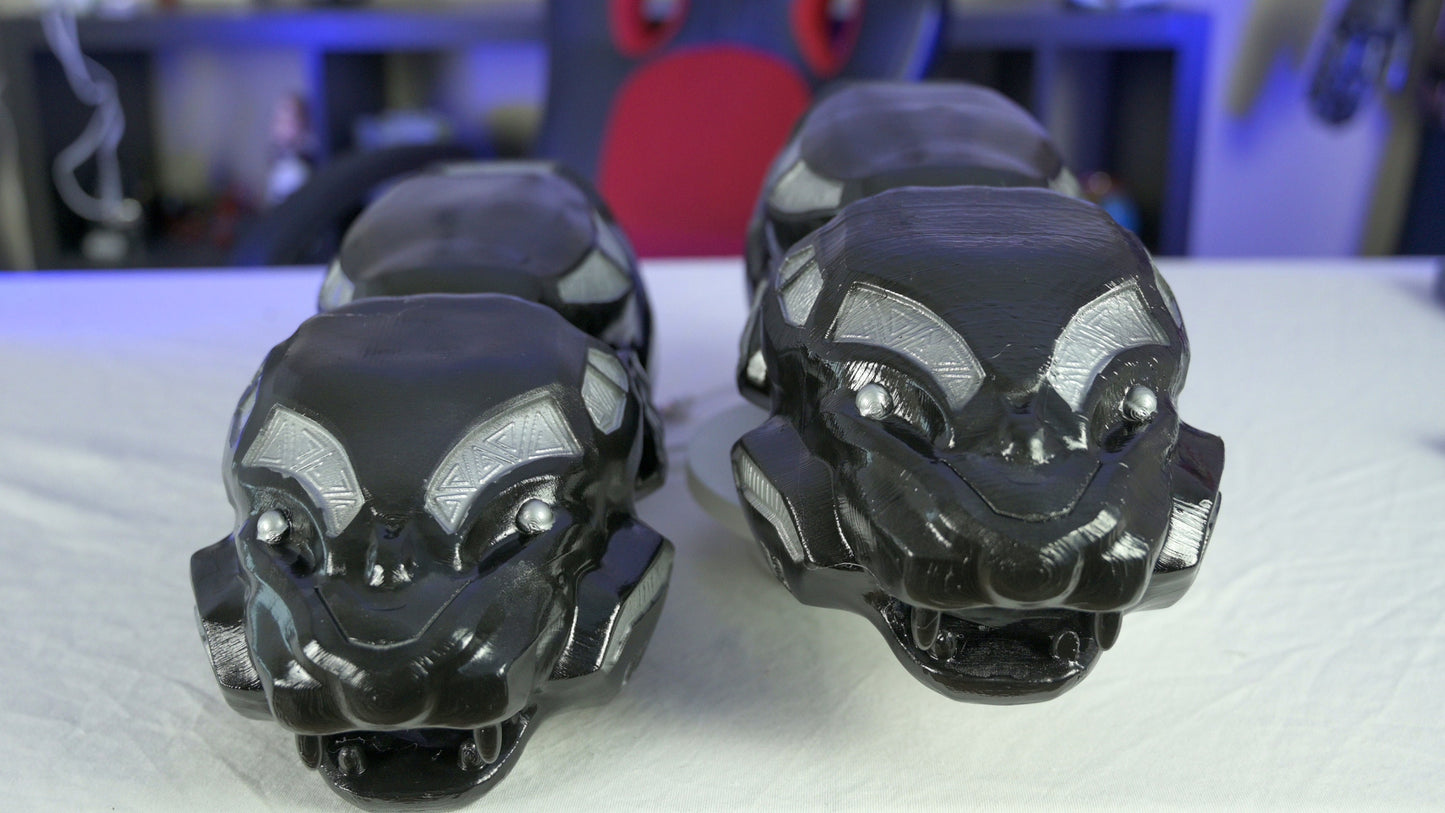 3D Printed Wakanda Shuri Vibranium Black Panther Blaster Gauntlets