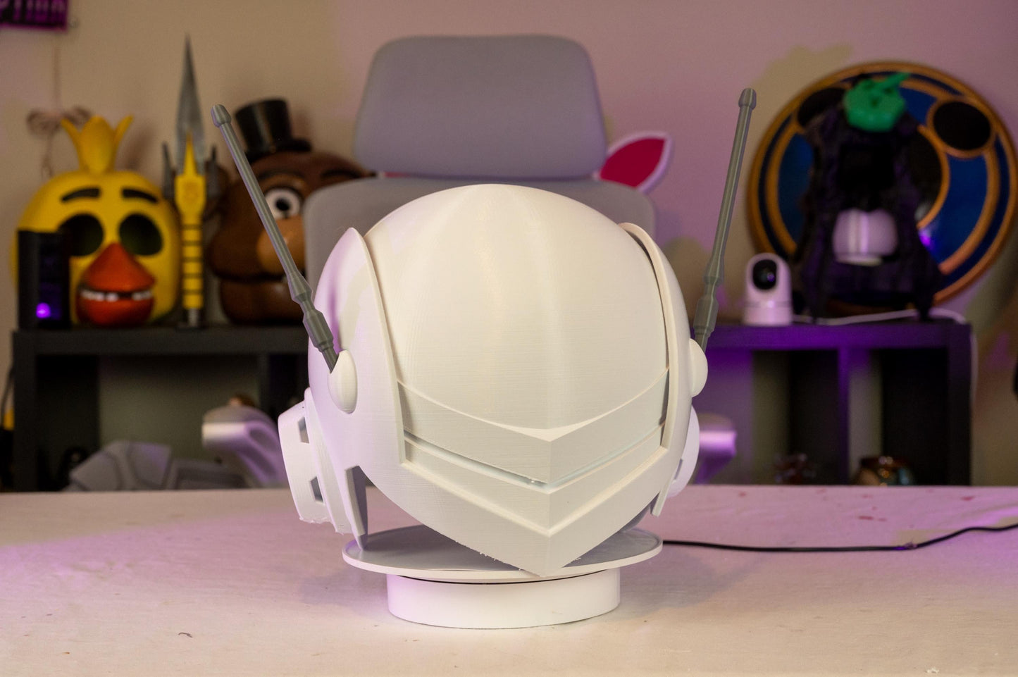 3D Printed Great Saiyaman Gohan Helmet Cosplay Prop | Dragon Ball Z DBZ Costume Accessory