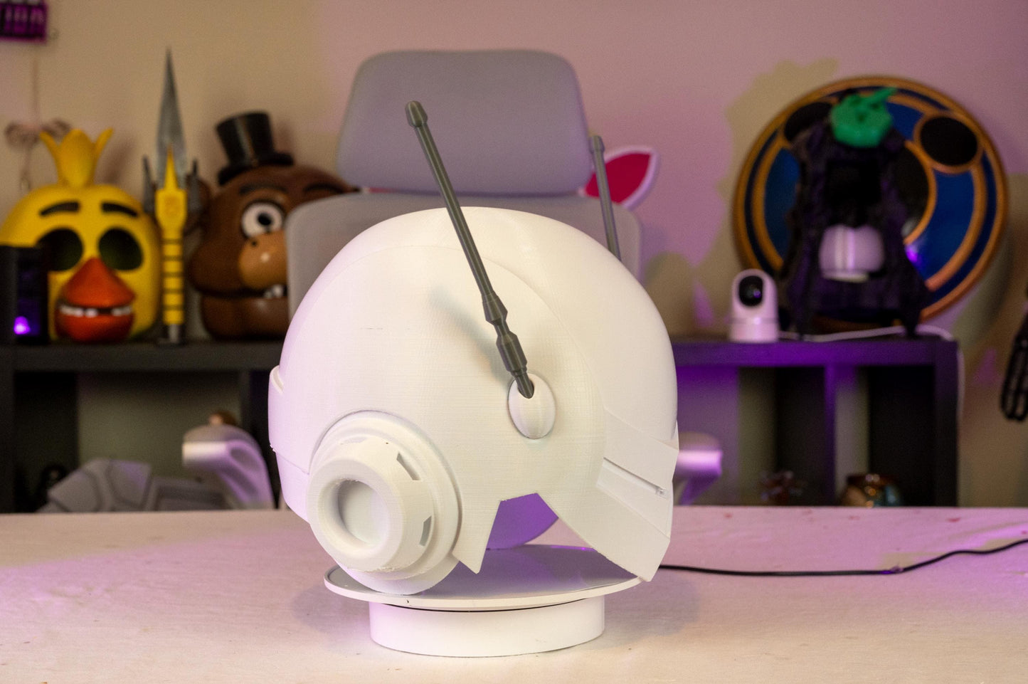 3D Printed Great Saiyaman Gohan Helmet Cosplay Prop | Dragon Ball Z DBZ Costume Accessory