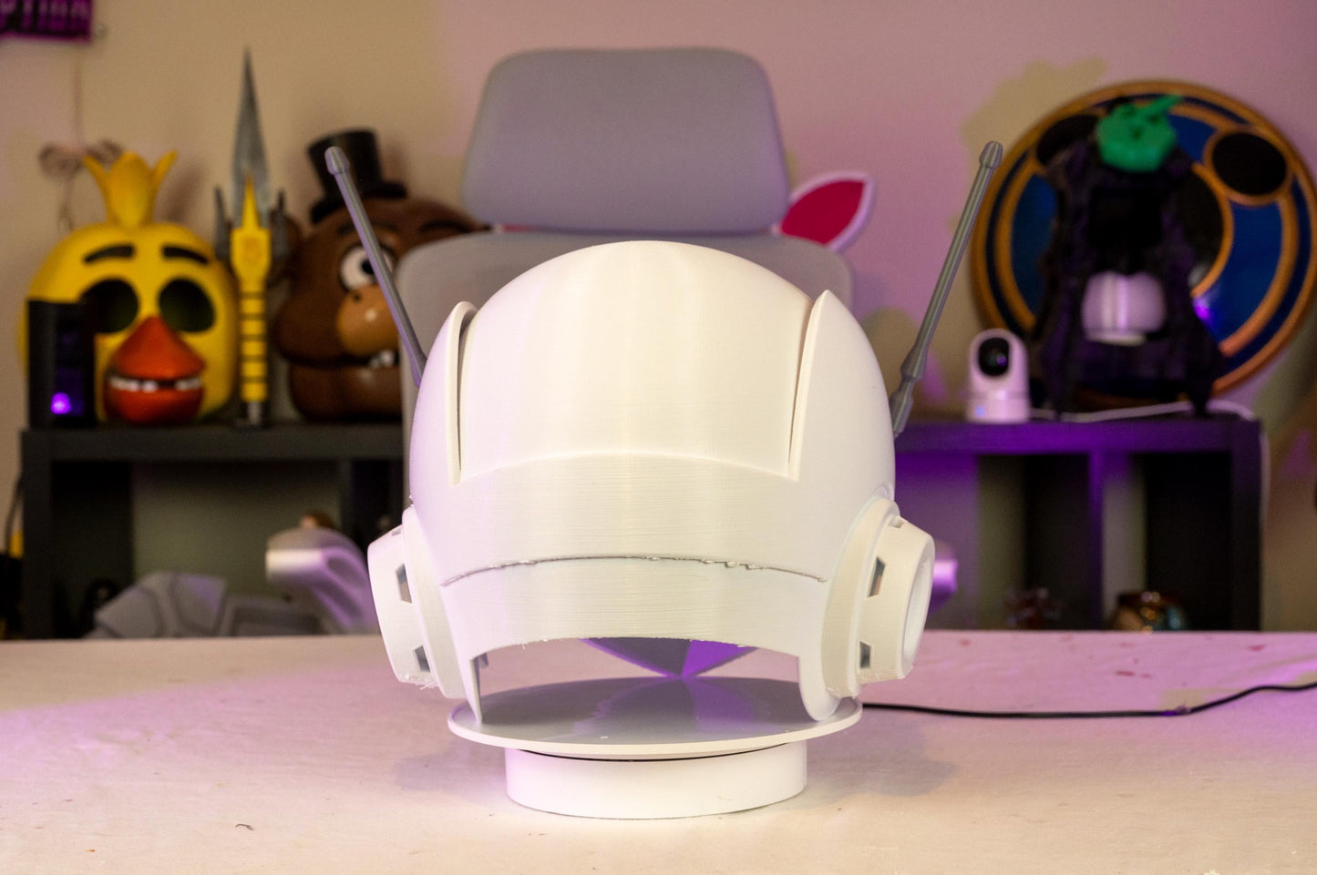 3D Printed Great Saiyaman Gohan Helmet Cosplay Prop | Dragon Ball Z DBZ Costume Accessory