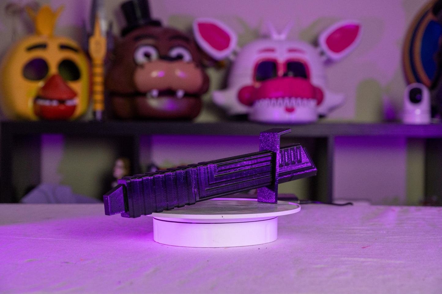 3D Printed Darksaber from The Mandalorian – 12-Inch Cosplay Prop