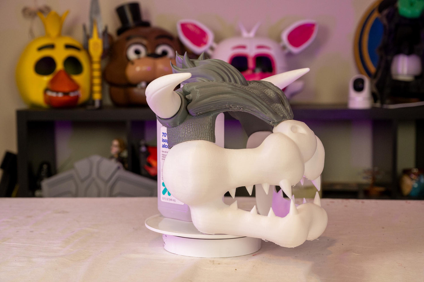 Epic 3D-Printed Bowser Skull Face Mask
