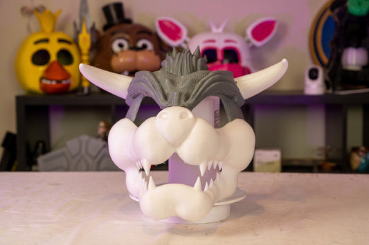 Epic 3D-Printed Bowser Skull Face Mask
