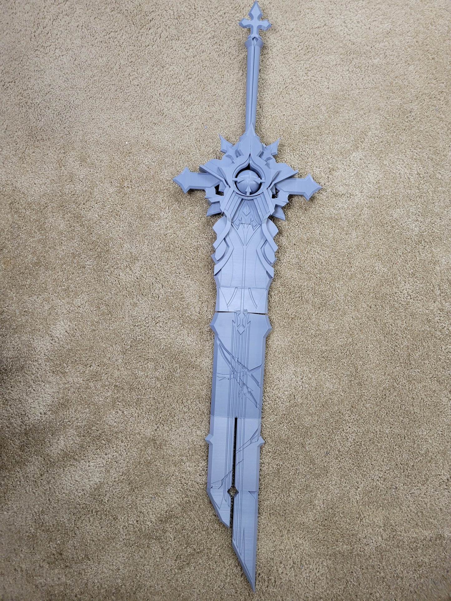 Wolf's Gravestone Claymore Genshin Impact Cosplay Prop 3D Printed Sword