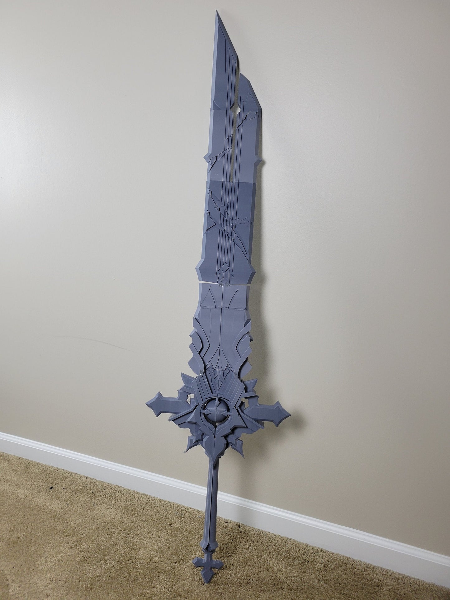 Wolf's Gravestone Claymore Genshin Impact Cosplay Prop 3D Printed Sword