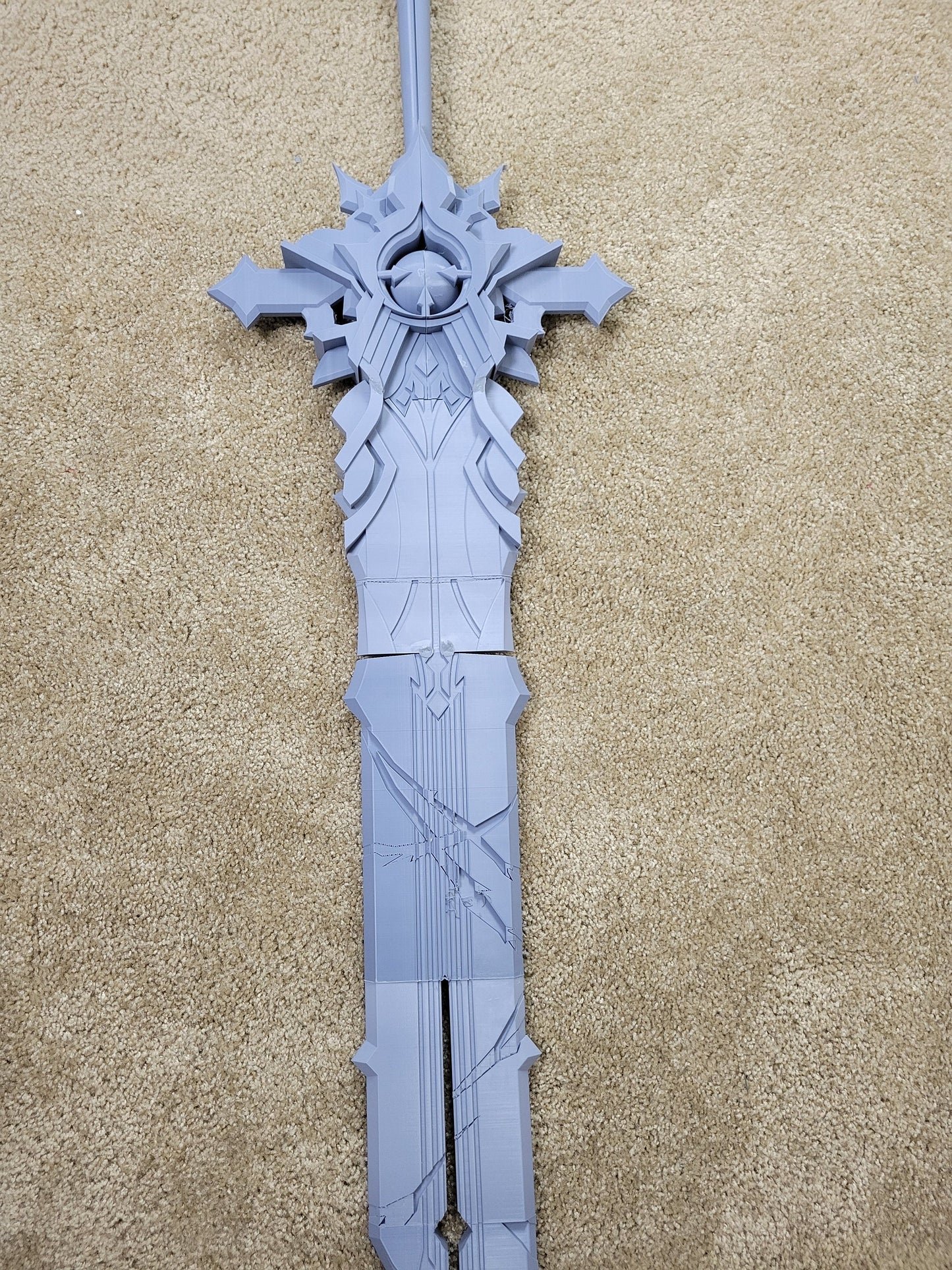 Wolf's Gravestone Claymore Genshin Impact Cosplay Prop 3D Printed Sword