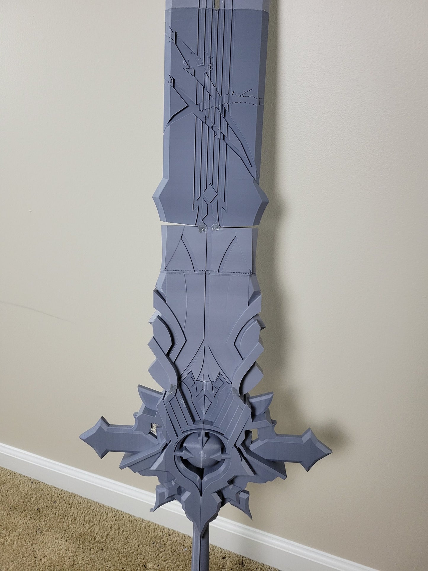 Wolf's Gravestone Claymore Genshin Impact Cosplay Prop 3D Printed Sword