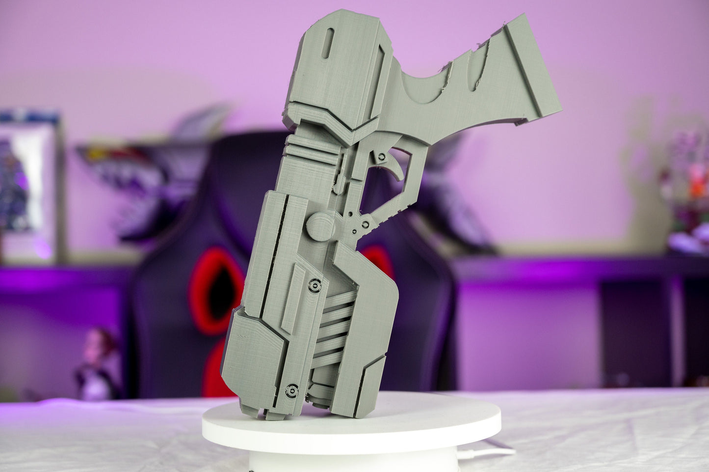 Samus Aran Metroid Super Smash Brothers Paralyzer Gun Cosplay Prop Weapon Blaster