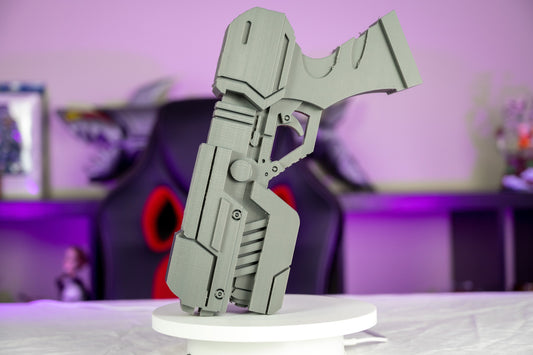 Samus Aran Metroid Super Smash Brothers Paralyzer Gun Cosplay Prop Weapon Blaster