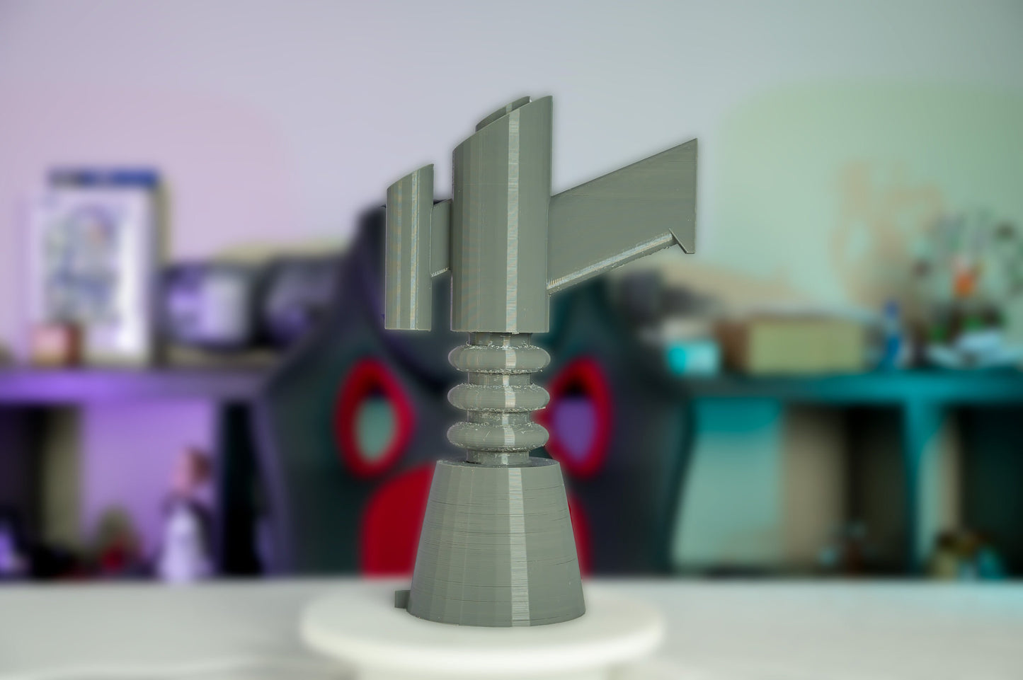 3D Printed Darkwing Duck Cartoon Anime Cosplay Prop Gas Gun