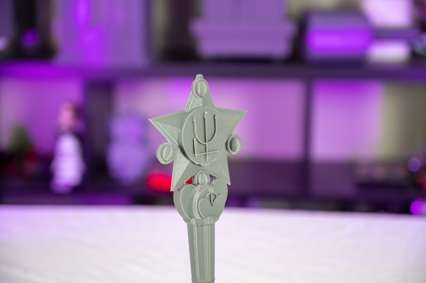 Sailor Neptune Cosplay Wand Anime Prop Scepter from Sailor Moon Cosplay KIT