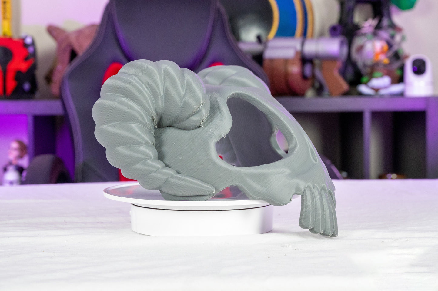 Nelliel Mask Bleach Anime 3D-Printed, Wearable Cosplay Helmet, Halloween Costume