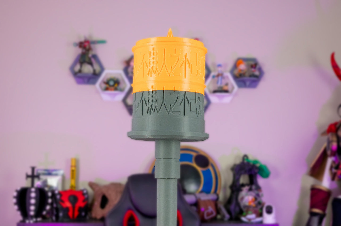 Buddha Record Of Ragnarok Six Realms Staff Cosplay Prop 3D Printed