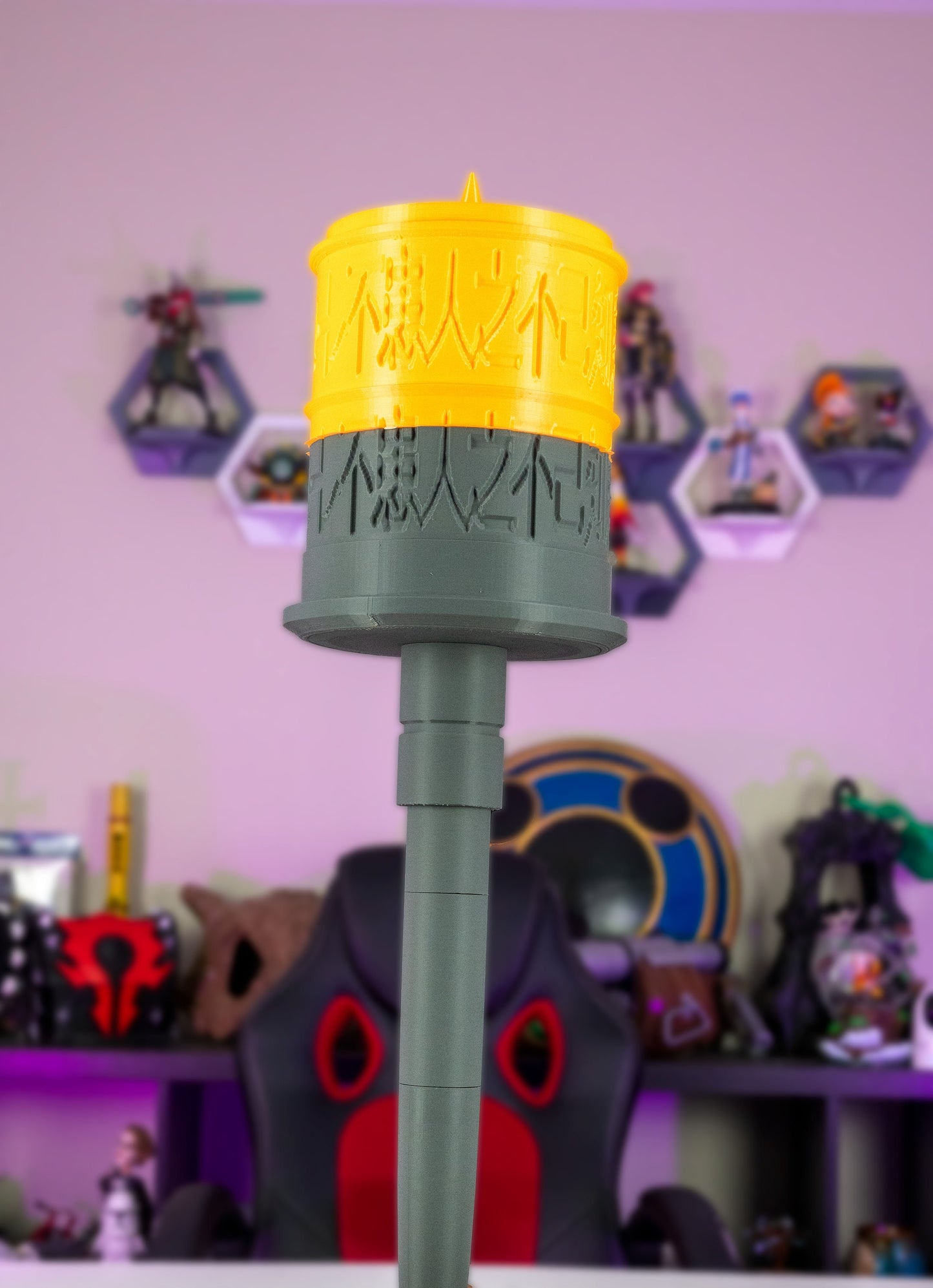 Buddha Record Of Ragnarok Six Realms Staff Cosplay Prop 3D Printed