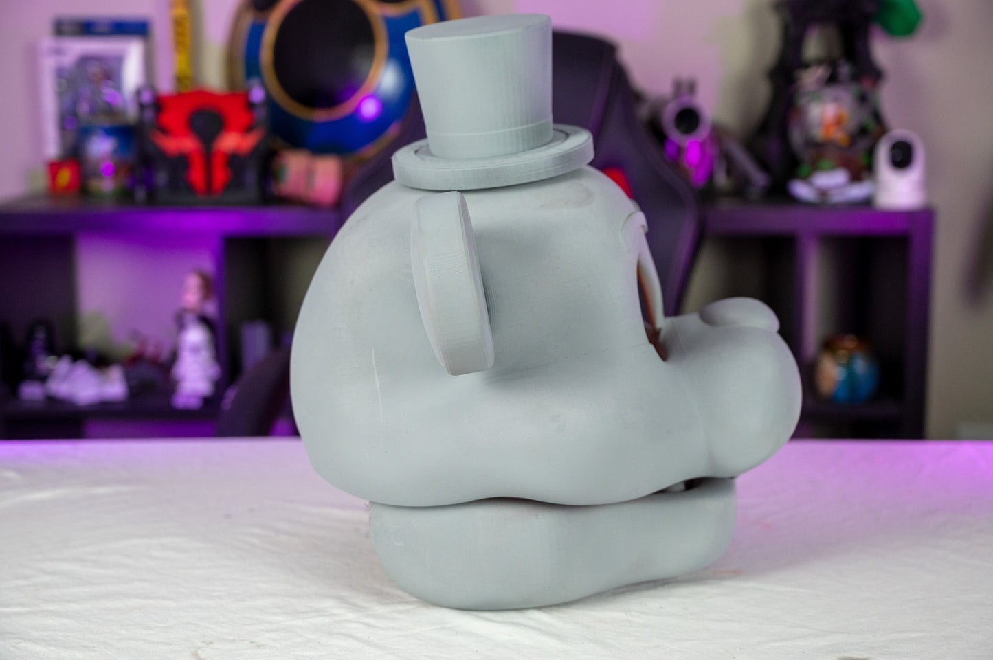 Wearable 3D Printed Five Nights at Freddy’s Freddy Cosplay Helmet