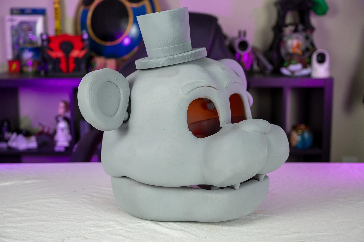 Wearable 3D Printed Five Nights at Freddy’s Freddy Cosplay Helmet