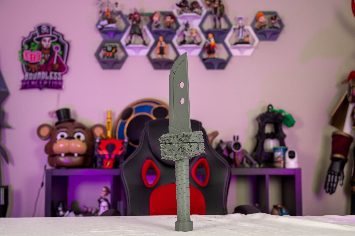 3D Printed Jujutsu Kaisen Yuji Itadori Slaughter Demon Blade Cosplay Weapon Prop