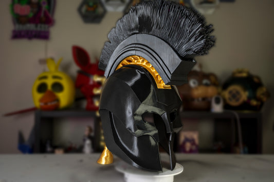 Agamemnon Helmet – 3D Printed Greek Warrior Cosplay Helmet