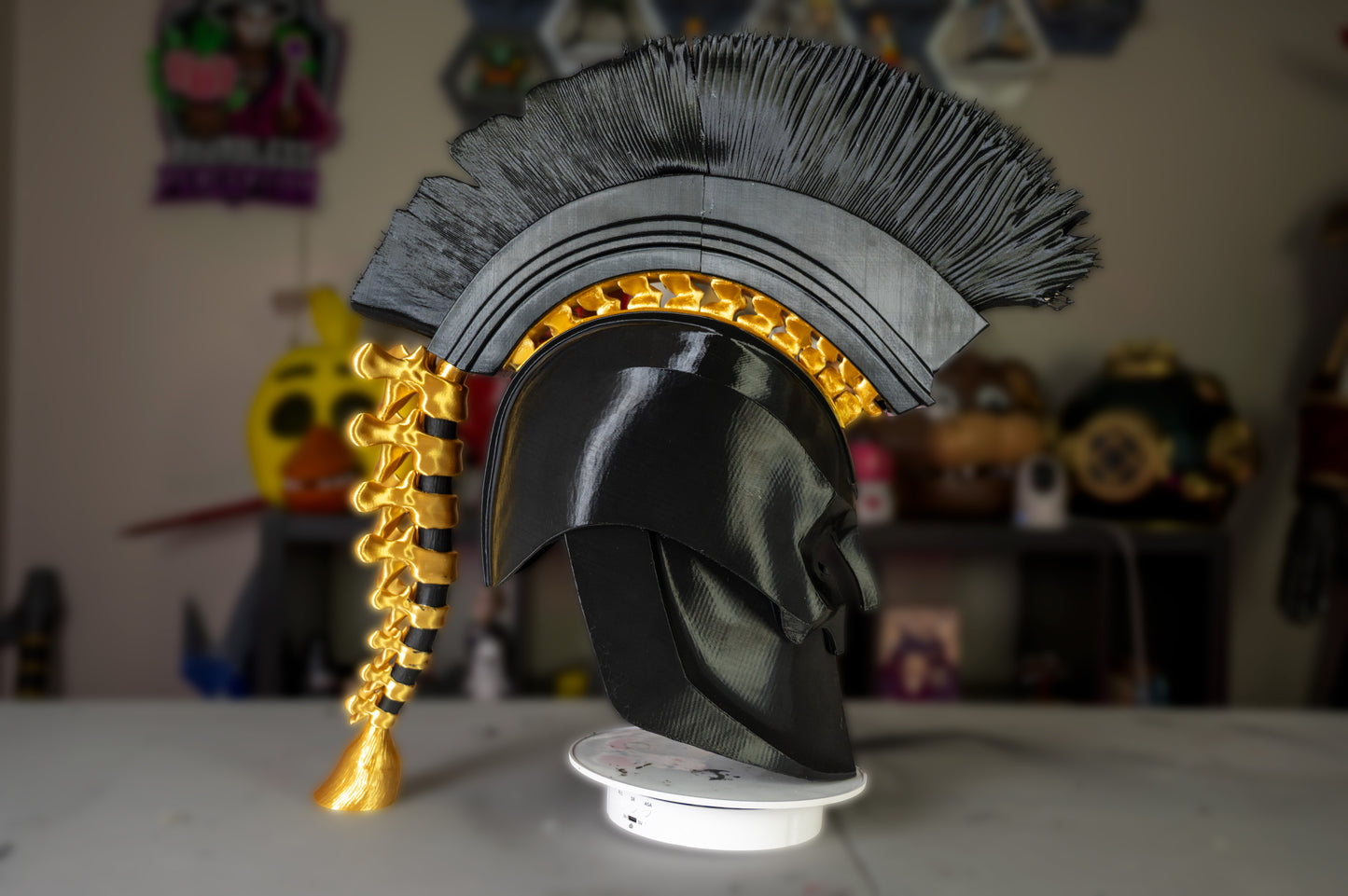 Agamemnon Helmet – 3D Printed Greek Warrior Cosplay Helmet