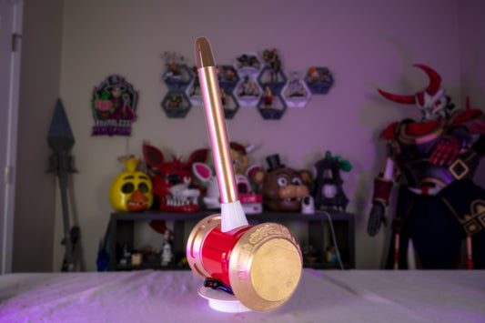 Amy Rose Hammer – 29” 3D Printed Sonic the Hedgehog Cosplay Prop | Piko Piko Hammer Replica | Sonic Cosplay Weapon 🔨💖✨