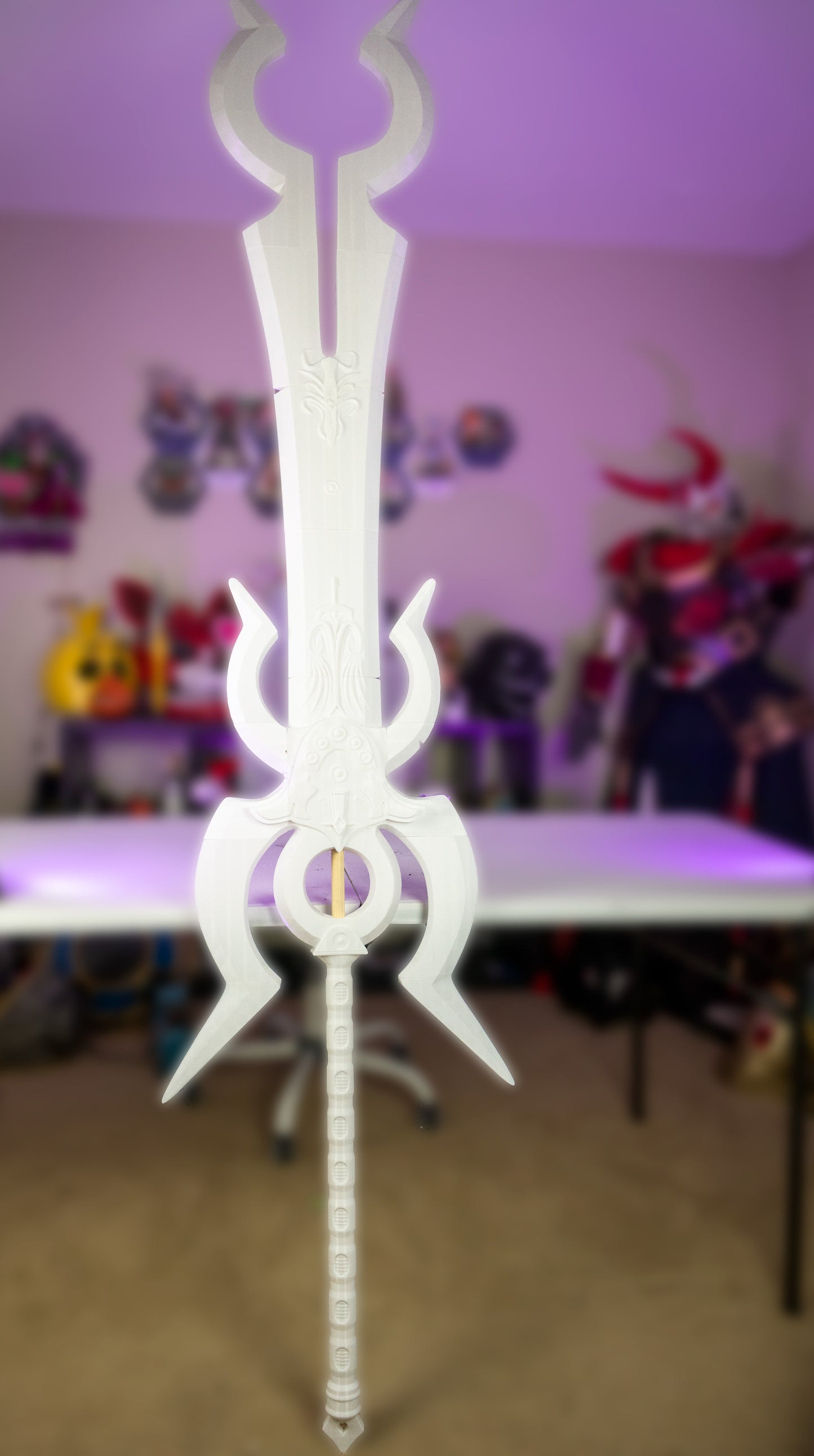 Auron’s Celestial Sword – 45” 3D Printed Final Fantasy Cosplay Prop | FFX Sword Replica | Anime Prop| Final Fantasy Swords