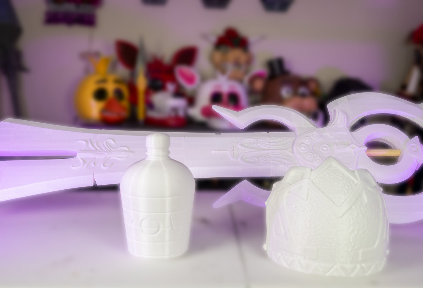 Auron’s Celestial Sword – 45” 3D Printed Final Fantasy Cosplay Prop | FFX Sword Replica | Anime Prop| Final Fantasy Swords