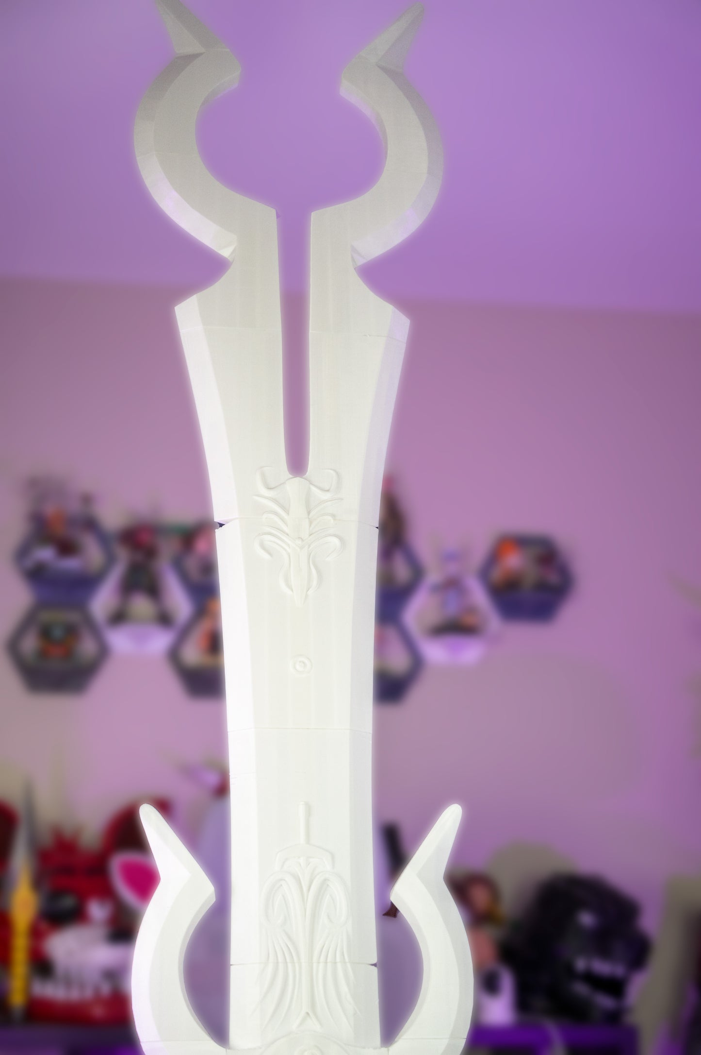 Auron’s Celestial Sword – 45” 3D Printed Final Fantasy Cosplay Prop | FFX Sword Replica | Anime Prop| Final Fantasy Swords