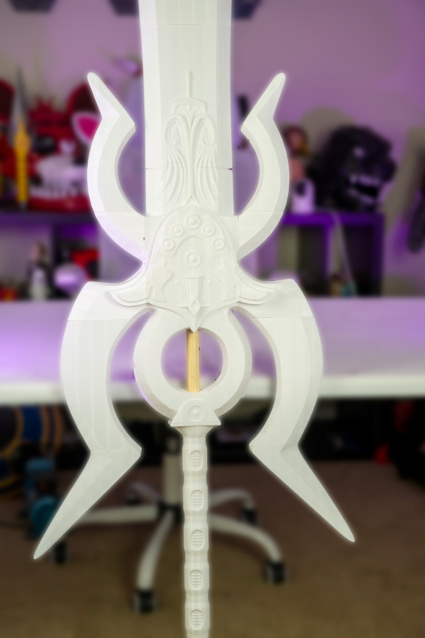 Auron’s Celestial Sword – 45” 3D Printed Final Fantasy Cosplay Prop | FFX Sword Replica | Anime Prop| Final Fantasy Swords