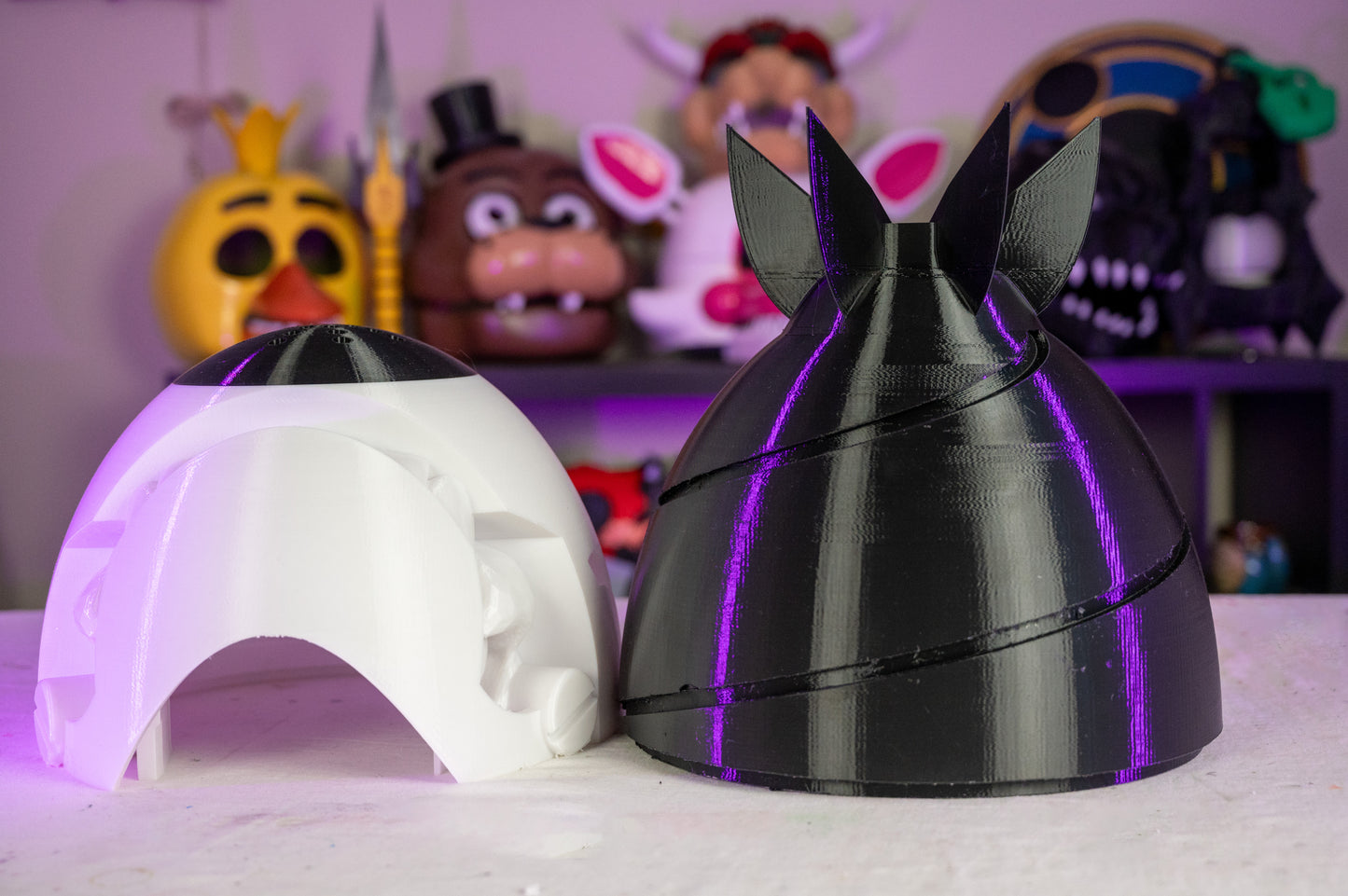 3D Printed Cosplay Exploding Devil Helmet