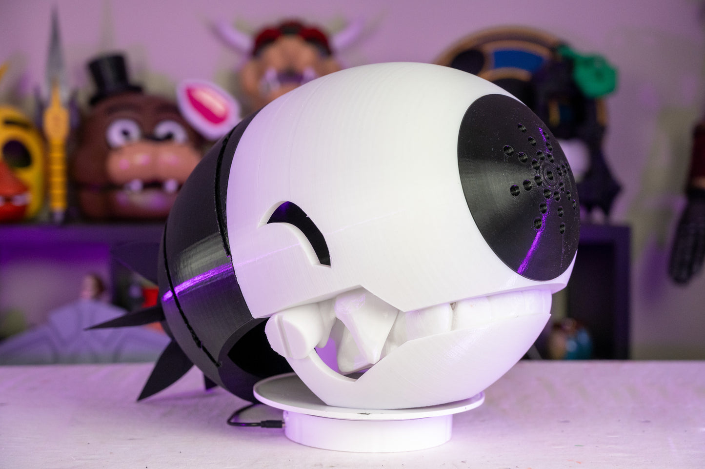 3D Printed Cosplay Bomb Devil Helmet