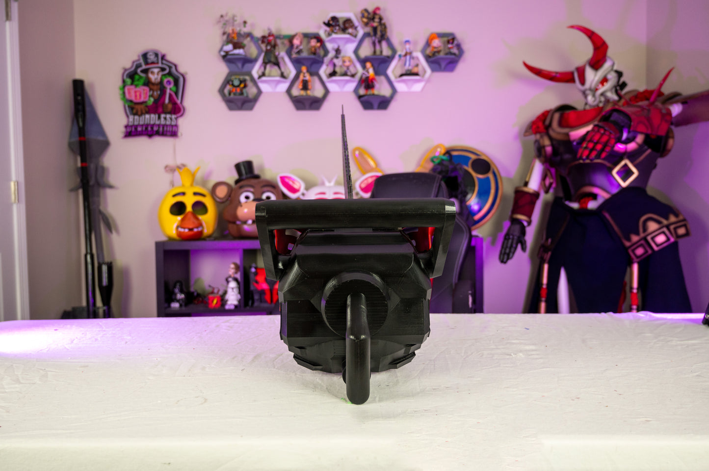 3D Printed Chainsaw Man Helmet Cosplay Prop