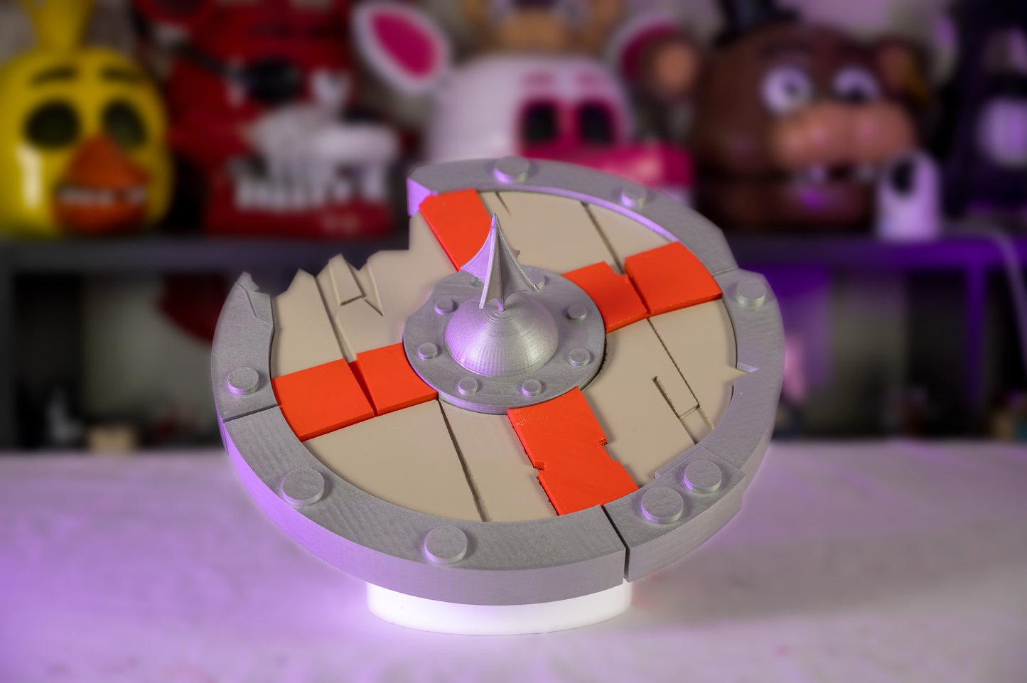 Charging Targe Shield-TF2 Inspired 3D Printed Cosplay Prop